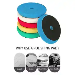 Walmart GLFSIL 5Pcs 6 Polyether Buffing Sponge Polishing Pad For Car Buffer Polisher Sanding offer