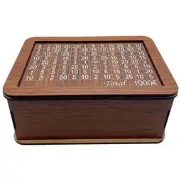 Walmart JikouIivo Wooden Crafts Saving Bank Saving Pot Children's Educational Bank Paper Money Saving Pot offer