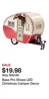 Cabela's Bass Pro Shops LED Christmas Camper Decor offer