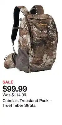 Cabela's Cabela's Treestand Pack - TrueTimber Strata offer