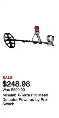 Cabela's Minelab X-Terra Pro Metal Detector Powered by Pro-Switch offer