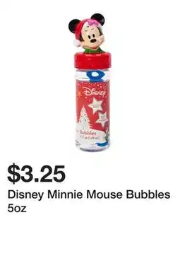 Five Below Disney Minnie Mouse Bubbles 5oz offer