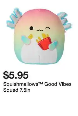 Five Below Squishmallows Good Vibes Squad 7.5in offer