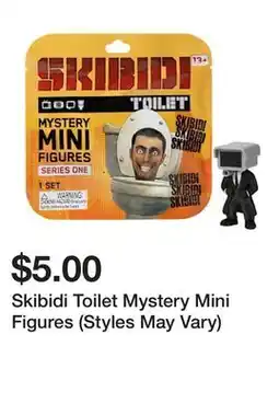 Five Below Skibidi Toilet Mystery Mini Figures (Styles May Vary) offer