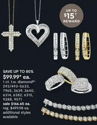 JC Penney 1 Ct. Tw. Diamond offer