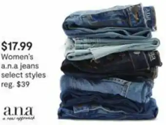 JC Penney Women's A.N.A. Jeans offer