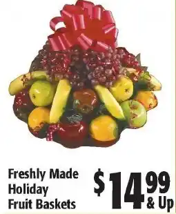 Hays Supermarket Freshly Made Holiday Fruit Baskets offer