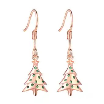 Walmart YYbomd Lightweight Earrings Fashion Christmas Tree Dangle Earrings For Women CZ Piercing Earrings offer