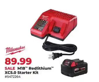 Runnings M18 Redlithium XC5.0 Starter Kit offer