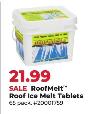 Runnings RoofMelt Roof Ice Melt Tablets offer