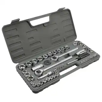 Walmart Performance Tool W1172 SAE/Metric 52-Piece Socket Set (1/4-Inch, 3/8-Inch & 1/2-Inch Drive) offer