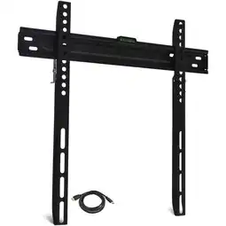 Walmart DuraPro Universal Low-Profile Wall Mount for 19 to 60 TVs + Bonus HDMI Cable (DRP650FD) offer