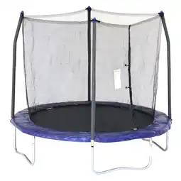 Walmart Skywalker Trampolines 8' Trampoline with Safety Enclosure, Blue offer