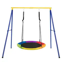 Walmart CIPACHO Extra Large Heavy Duty A-Frame Steel Swing Stand, Swingset Outdoor for Kids offer