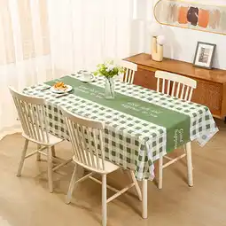 Walmart RXIRUCGD Tablecloth Warm Tablecloth Tablecloth Washless Premium Plaid Table Mat offer