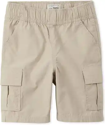 Walmart The Children's Place Boys' Pull on Cargo Shorts Slim 12 Slim Sandwash Single offer