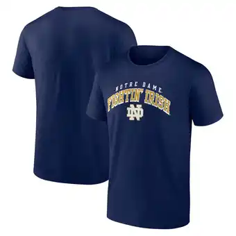 Walmart Men's Navy Notre Dame Fighting Irish Line Corps T-Shirt offer