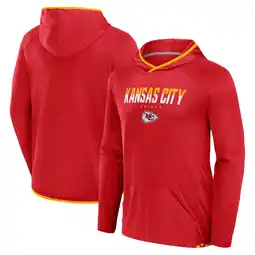 Walmart Men's Fanatics Red Kansas City Chiefs Transitional Defender Hoodie Long Sleeve T-Shirt offer