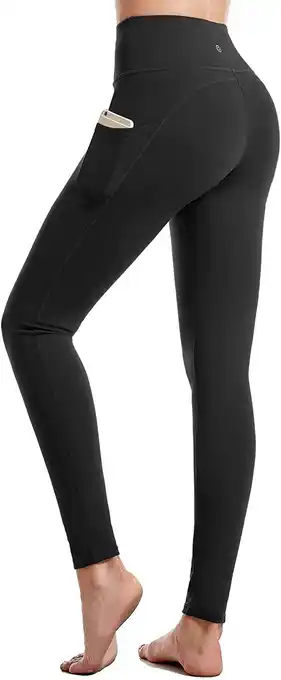 Walmart CAMBIVO Yoga Pants for Women, High Waisted Workout Leggings with Pockets offer