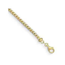 Walmart Auriga Fine Jewelry 18K Yellow Gold Polished 3.7 mm Solid Franco Chain Necklace for Men 30 offer