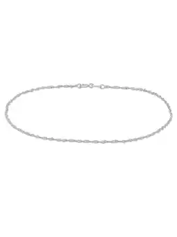 Walmart Singapore Chain Bracelet in Platinum (9 inches) offer