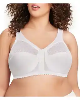 Walmart Glamorise MagicLift Front-Closure Support Wirefree Bra 1200 (Women's & Women's Plus) offer