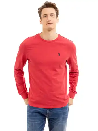 Walmart U.S. Polo Assn. Men's Long Sleeve Crew Tee offer