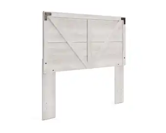 Walmart Signature Design by Ashley Casual Shawburn Queen Crossbuck Panel Headboard Whitewash offer