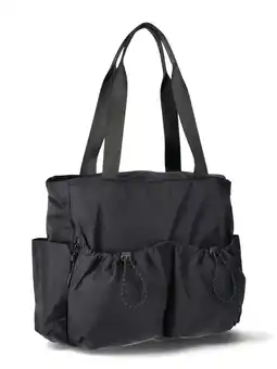 Walmart Athletic Works Women's Nylon Tote Bag, Black offer