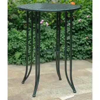 Walmart International Caravan Mandalay Iron Bar Height Round Table, Verdi Green offer