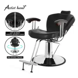 Walmart Yunwen All Purpose Hydraulic Recline Barber Chair Left/Right Handed Stylist offer