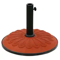 Walmart International Caravan Resin Sunflower Umbrella Stand-Color:Black offer