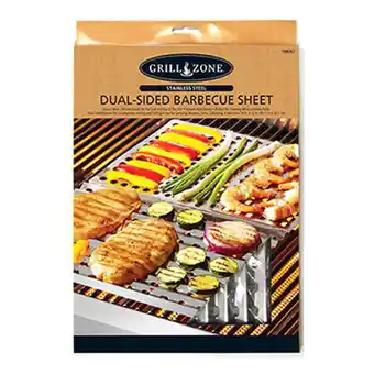 Walmart Blue Rhino 00340TV Re-Usable BBQ Sheet- Dual-Sided Stainless Steel offer