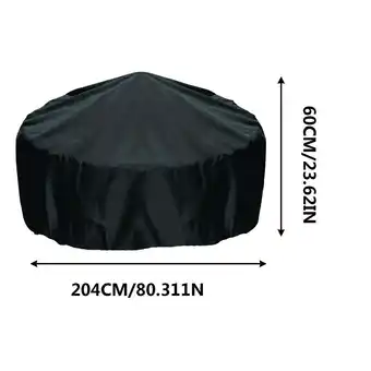 Walmart Kugisaki Clearance Rainproof and Dustproof Sunshade Round Barbecue Cover 204*60M offer