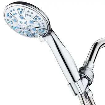 Walmart AquaDance Microban Antimicrobial/Anti-Clog High-Pressure 6-Setting Hand Shower offer