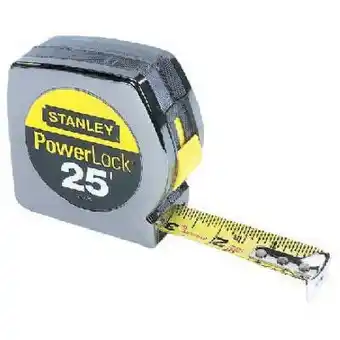 Walmart Stanley Powerlock Tape Measure, 25-Ft. x 1-In. 1 Pack offer