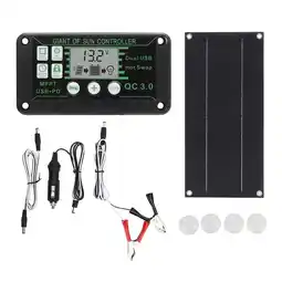 Walmart 600W Solar Panel Kit 18V Battery 100A Mppt Charger Controller For Car Rv Caravan offer