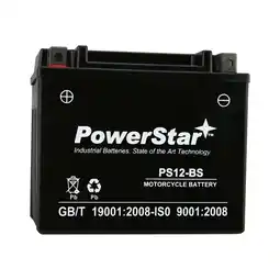 Walmart PowerStar YTX12-BS Motorcycle Battery Compatible with Suzuki DL650A V-Strom XT ABS 2015 to 2017 offer