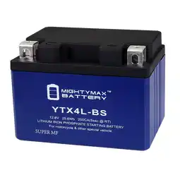 Walmart YTX4L-BS Lithium Replacement Battery for Yuasa BETA RR 2018-2020 offer