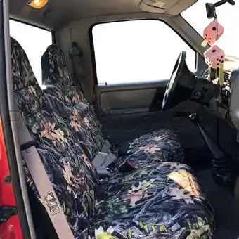 Walmart A77 Truck seat covers cotton solid Forest Camo fits 98-2001 FORD RANGER 60/40 highback offer