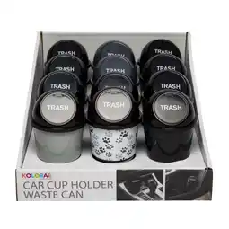 Walmart Kolorae Assorted Car Cup Holder Waste Can 1 pk offer