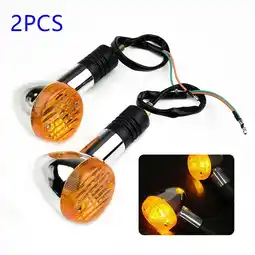 Walmart 2pcs For Honda Shadow VT 750 1100 VTX 1300 1800 C Motorcycle Turn Signal Lights offer