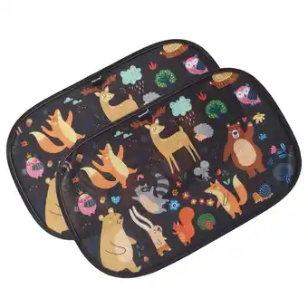 Walmart Enovoe Cartoon Animal Car Window Shade - 2 Pack - 21x14 - UV Protection offer