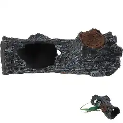 Walmart Terrarium Reptile Cave Wear-resistant Terrarium Decor Decorative Reptile Trunk Decor offer