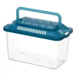 Walmart Portable Fish Tank Handheld Aquarium Fish Tank Transparent Turtle Box Pet Hamster Box offer