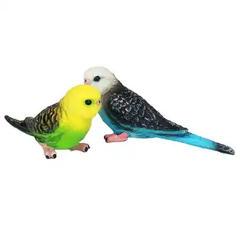 Walmart 2 Pcs Toy Simulation Birds Fake Birds Simulation Parrot Solid Miniature Plastic Child offer