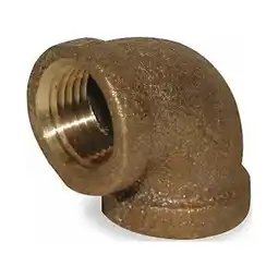 Walmart Manufacturer Varies 90 Elbow, Red Brass, 1 1/4 in, FNPT 1VEU2 offer