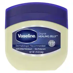 Walmart Vaseline 100% Pure Petroleum Jelly Original Unscented Body Moisturizer for All Skin Dryness, 1.75 oz offer