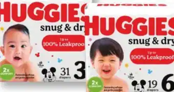 Family Dollar Huggies Snug & Dry Diapers offer