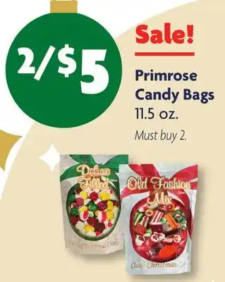 Family Dollar Primrose Candy Bags offer